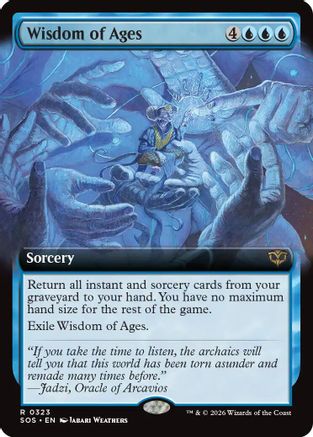 Wisdom of Ages (Extended Art) (323) - Secrets of Strixhaven