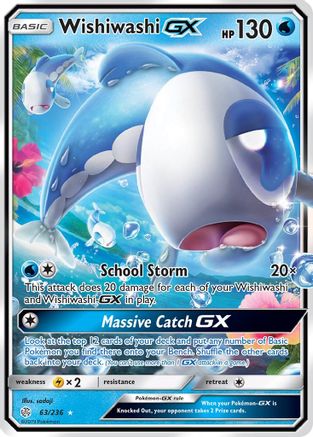 Wishiwashi GX (63) Holofoil - Cosmic Eclipse