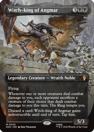 Witch-king of Angmar (Borderless) (020) Foil - The Hobbit: Eternal-Legal
