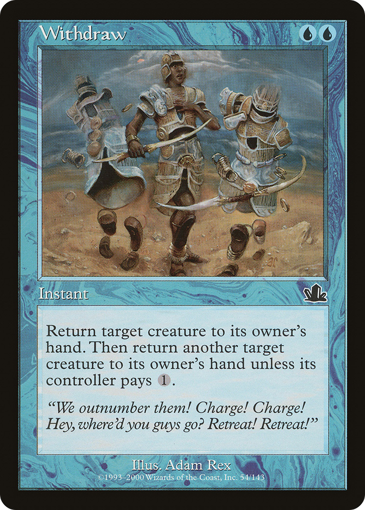 Withdraw (054) Foil - Prophecy