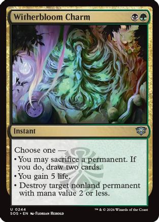 Witherbloom Charm (244) - Secrets of Strixhaven