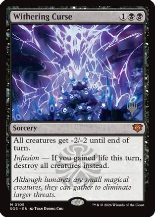 Withering Curse (Promo Pack) (105) - Secrets of Strixhaven