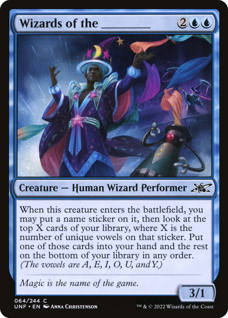 Wizards of the _______ (064) - Unfinity Foil
