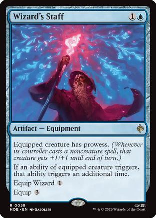Wizard's Staff (059) Foil - The Hobbit
