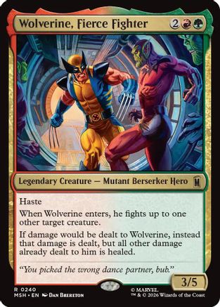 Wolverine, Fierce Fighter (240) - Marvel Super Heroes