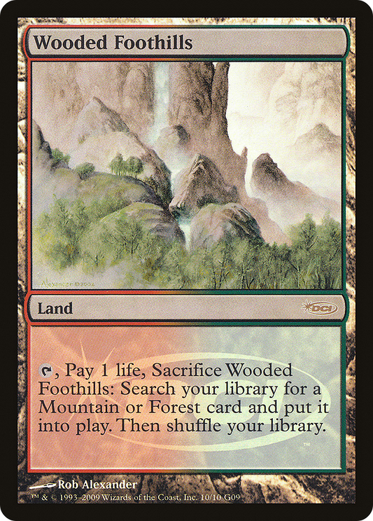 Wooded Foothills (010) Foil - Judge Gift Cards 2009
