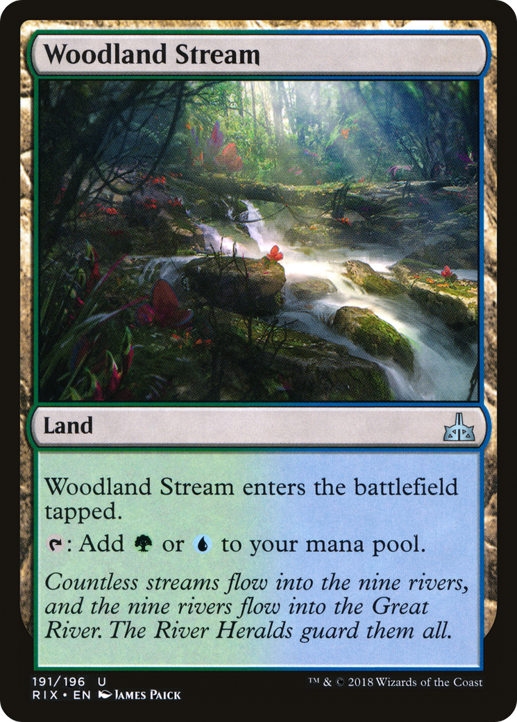 Woodland Stream (191) - Rivals of Ixalan Foil