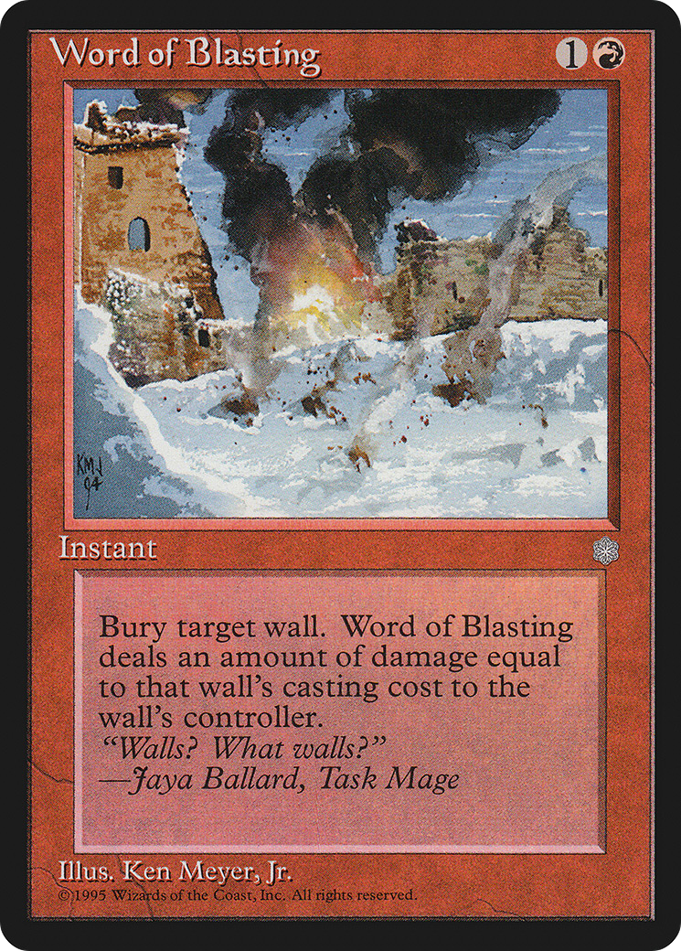 Word of Blasting - Ice Age