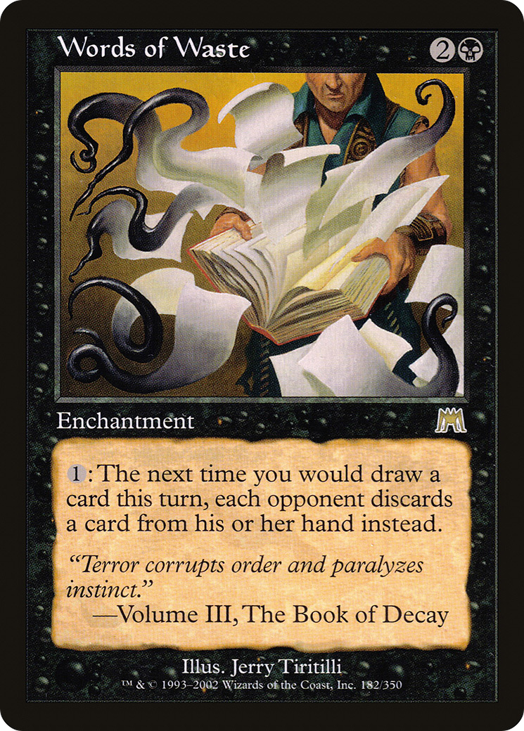 Words of Waste (182) Foil - Onslaught