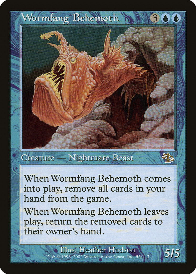 Wormfang Behemoth (055) Foil - Judgment