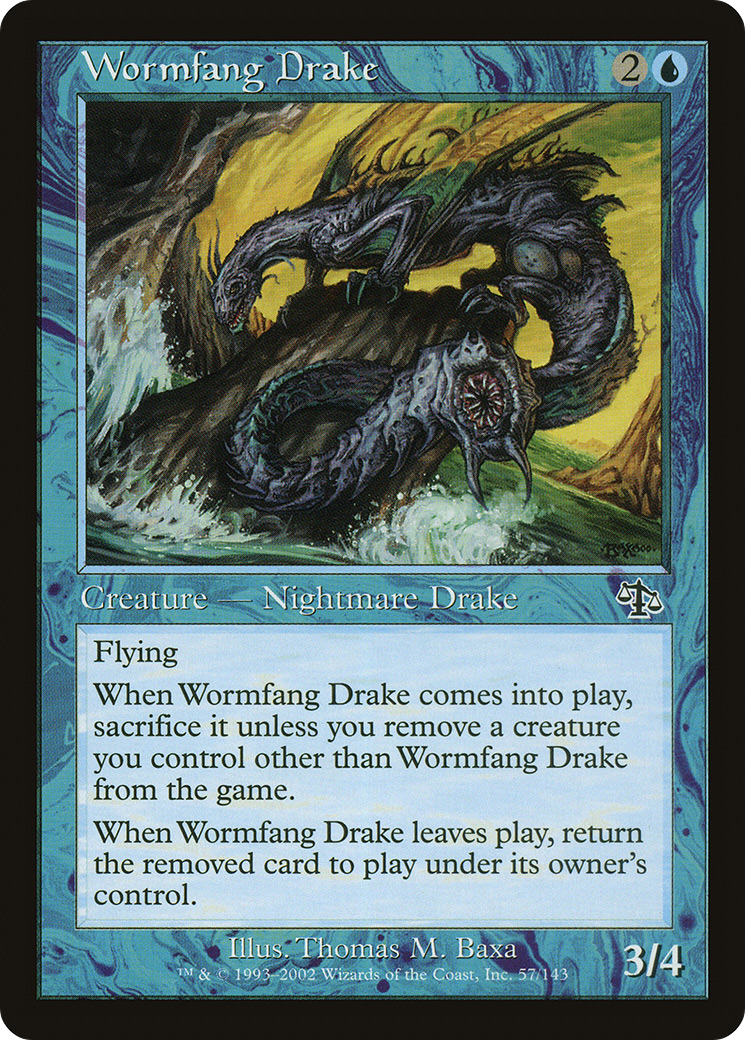 Wormfang Drake (057) Foil - Judgment