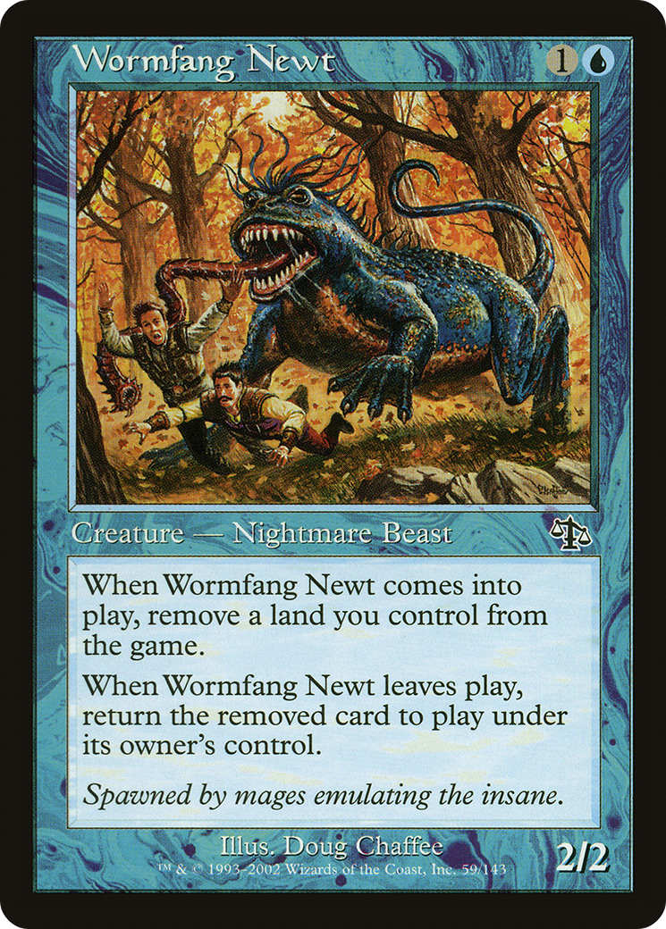 Wormfang Newt (059) Foil - Judgment