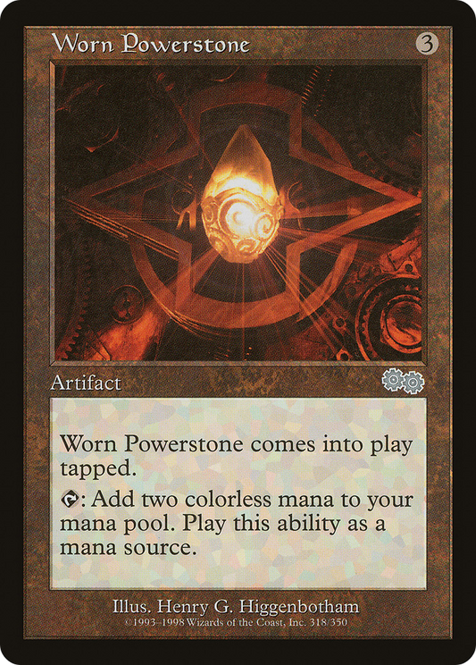 Worn Powerstone (318) - Urza's Saga