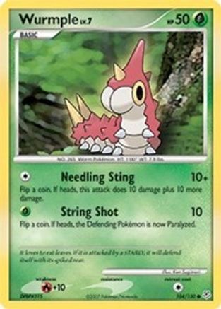 Wurmple (104) Reverse Holofoil - Diamond & Pearl