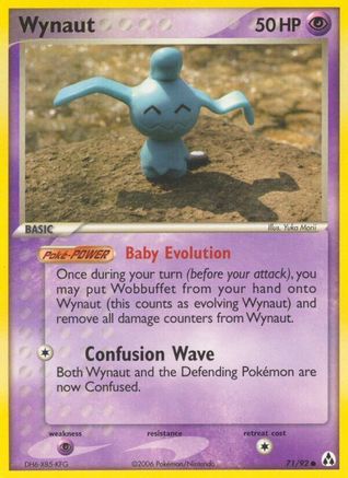 Wynaut (71) Reverse Holofoil - Legend Maker