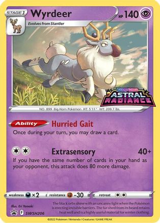 Wyrdeer (SWSH206) Holofoil - Black Star Promos