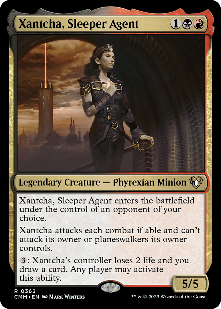 Xantcha, Sleeper Agent (362) Foil - Commander Masters