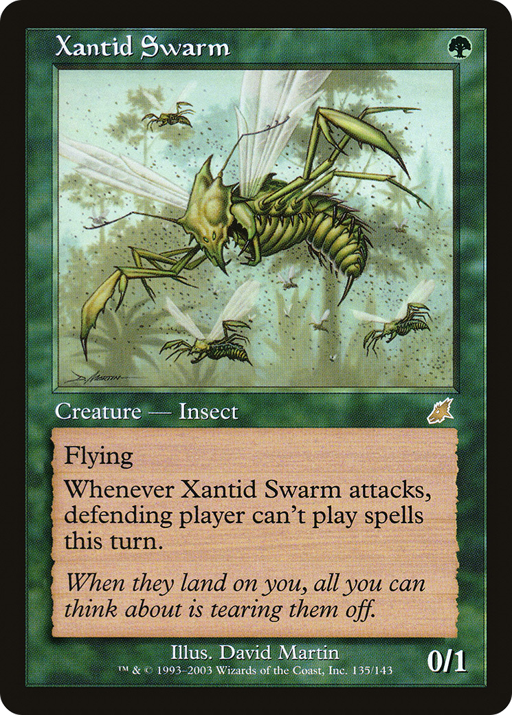 Xantid Swarm (135) Foil - Scourge