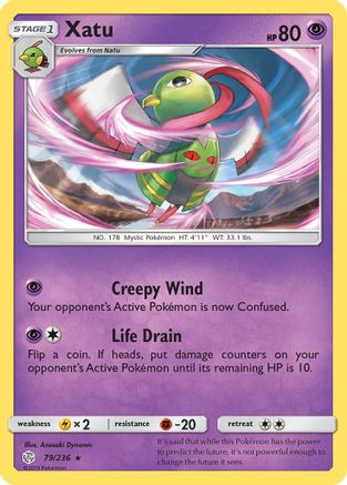 Xatu (79) Reverse Holofoil - Cosmic Eclipse