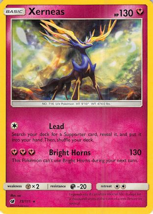 Xerneas (73) Reverse Holofoil - Crimson Invasion