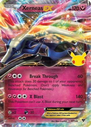 Xerneas EX (97) Holofoil - Celebrations Classic Collection