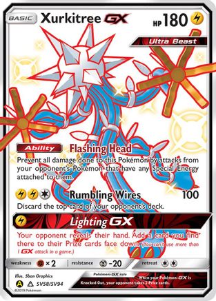 Xurkitree GX (SV58) (Shiny Vault) Holofoil - Hidden Fates