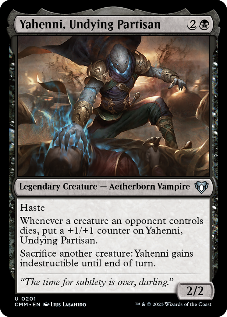 Yahenni, Undying Partisan (201) Foil - Commander Masters