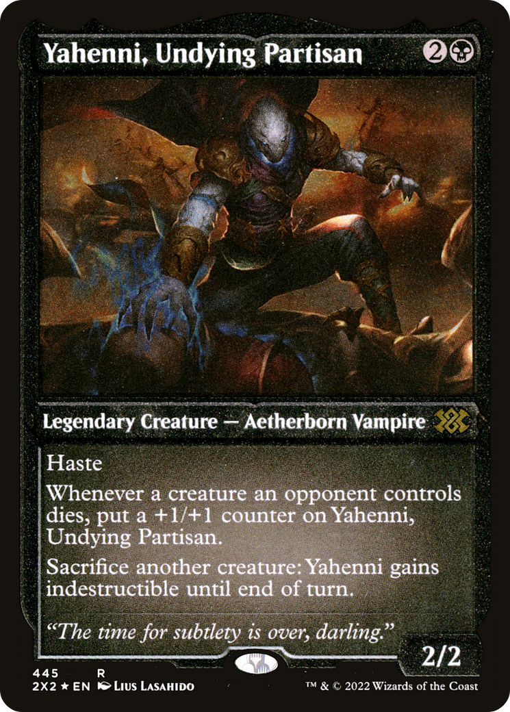 Yahenni, Undying Partisan (445) Etched Foil - Double Masters 2022