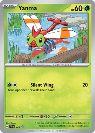 Yanma (Cosmos Holo) (185) Holofoil - Black Star Promos