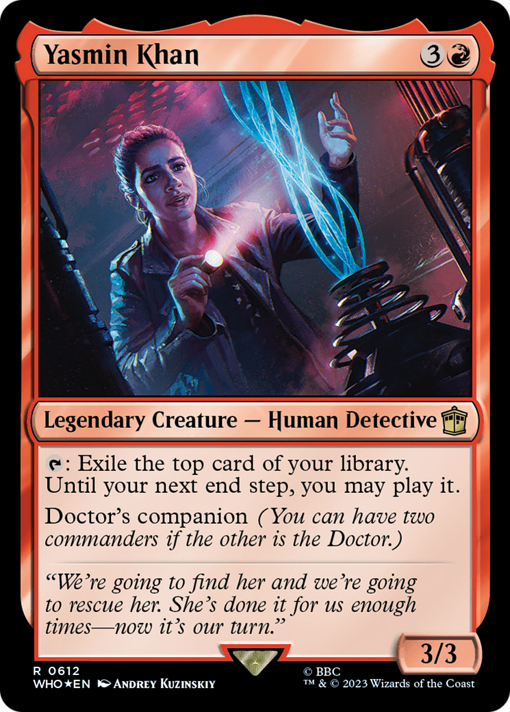 Yasmin Khan (612) Surge Foil - Doctor Who