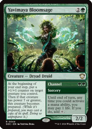 Yavimaya Bloomsage (044) - Commander: Secrets of Strixhaven
