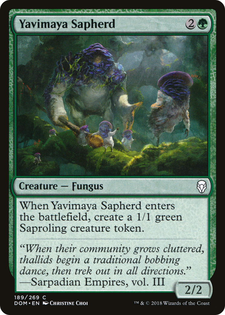 Yavimaya Sapherd (189) - Dominaria Foil
