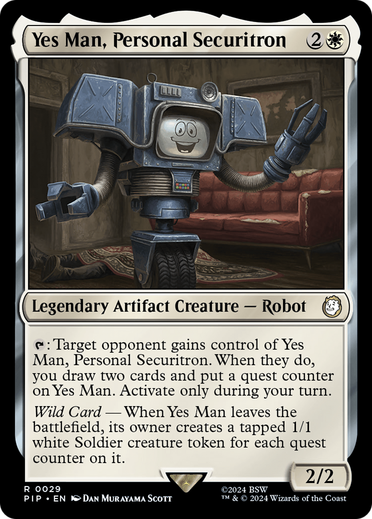 Yes Man, Personal Securitron (029) Foil - Fallout