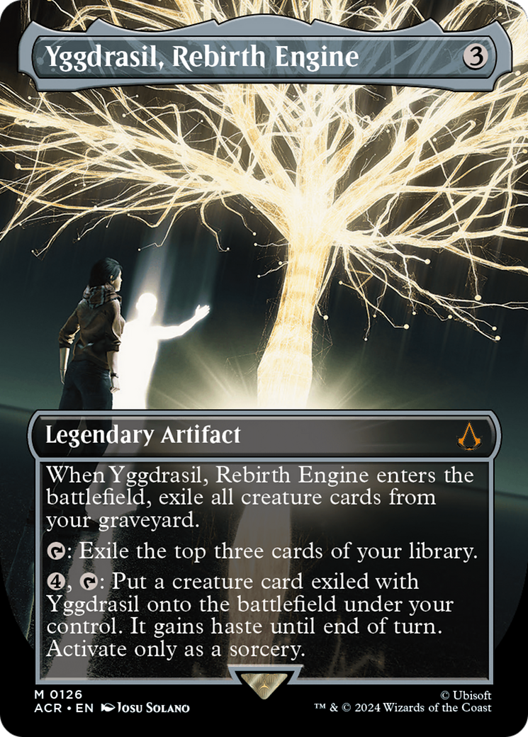 Yggdrasil, Rebirth Engine (Borderless) (126) Foil - Assassin's Creed