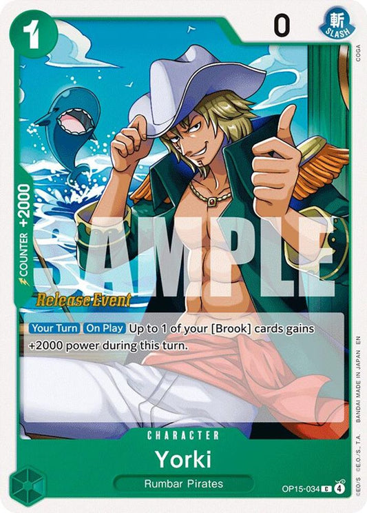 Yorki (OP15-034) Release Event Cards