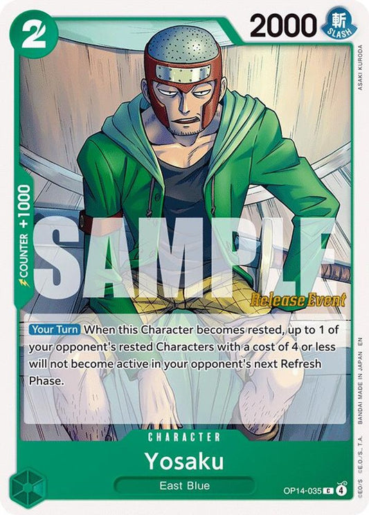 Yosaku (OP14-035) Release Event Cards