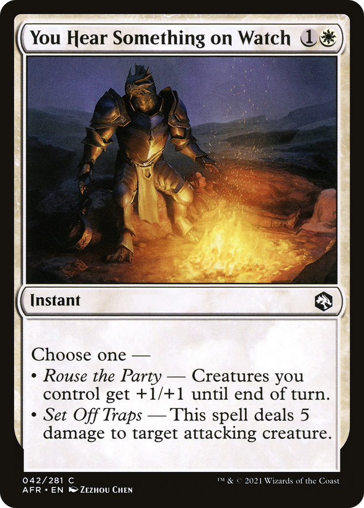 You Hear Something on Watch (042) - Adventures in the Forgotten Realms Foil
