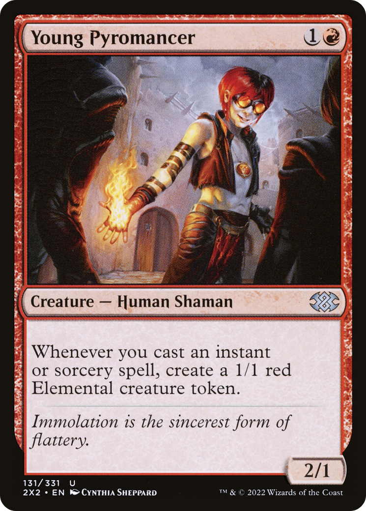 Young Pyromancer (131) Foil - Double Masters 2022