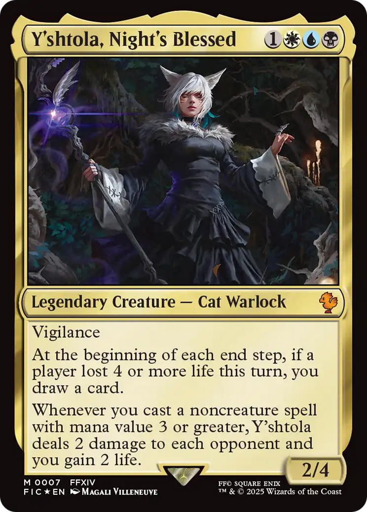 Y'shtola, Night's Blessed (007) Foil - Commander: FINAL FANTASY