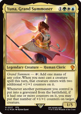Yuna, Grand Summoner (227) Foil - Commander: FINAL FANTASY