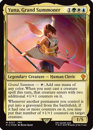 Yuna, Grand Summoner (227) Surge Foil - Commander: FINAL FANTASY