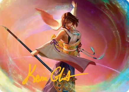 Yuna, Grand Summoner (022s) Gold-Stamped - Art Series: FINAL FANTASY