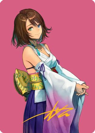 Yuna, Hope of Spira (048s) Gold-Stamped - Art Series: FINAL FANTASY