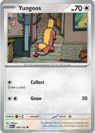 Yungoos (109) Reverse Holofoil - Mega Evolution