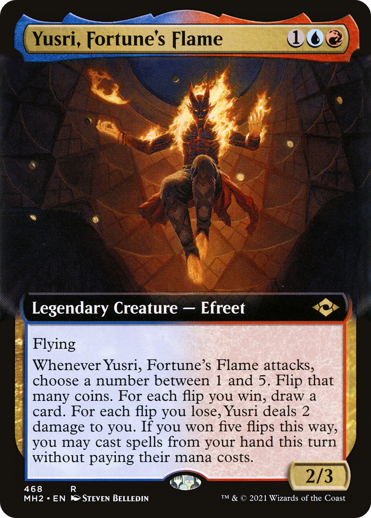 Yusri, Fortune's Flame (Extended Art) (468) - Modern Horizons 2 Foil
