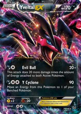 Yveltal EX (79) Holofoil - XY Base Set