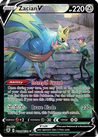 Zacian V (Alternate Full Art) (TG21) Holofoil - Astral Radiance