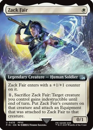 Zack Fair (Extended Art) (435) Foil - FINAL FANTASY