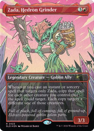 Zada, Hedron Grinder (Display Commander) – Thick Stock (2423) Foil - Secret Lair Drop Series