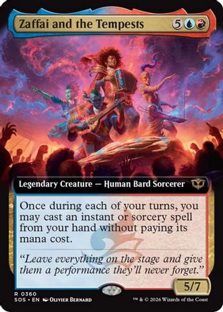 Zaffai and the Tempests (Extended Art) (360) - Secrets of Strixhaven